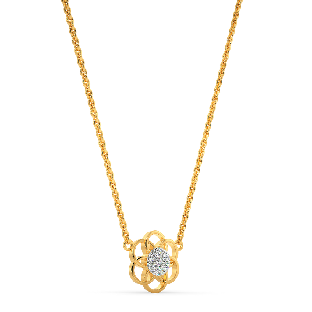 Flora Dazzled Diamond Necklaces