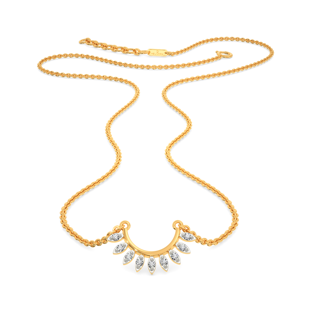 Platted Throne Diamond Necklaces