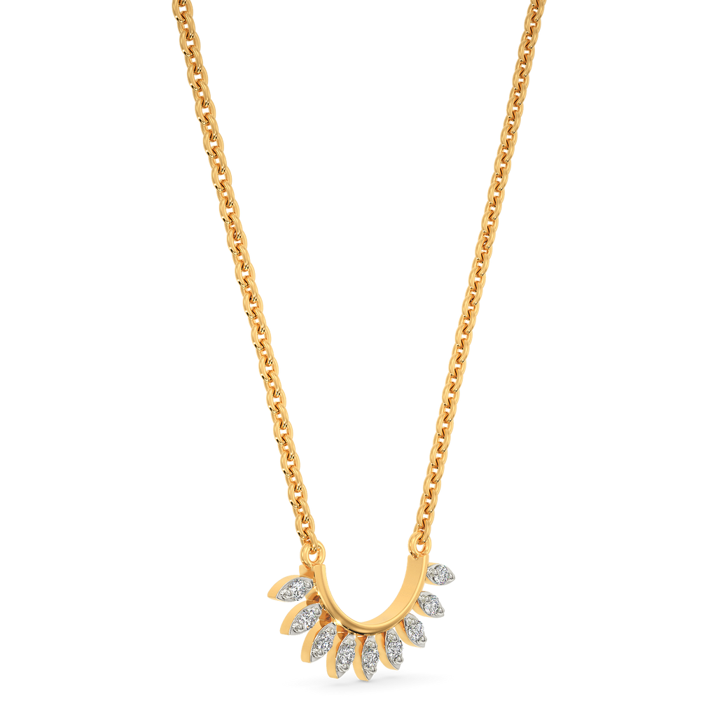 Platted Throne Diamond Necklaces