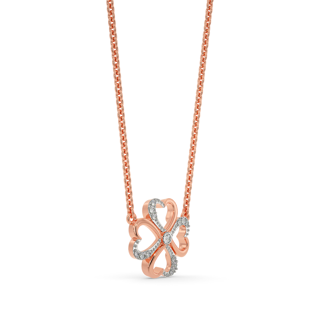 Rose Haze Diamond Necklaces