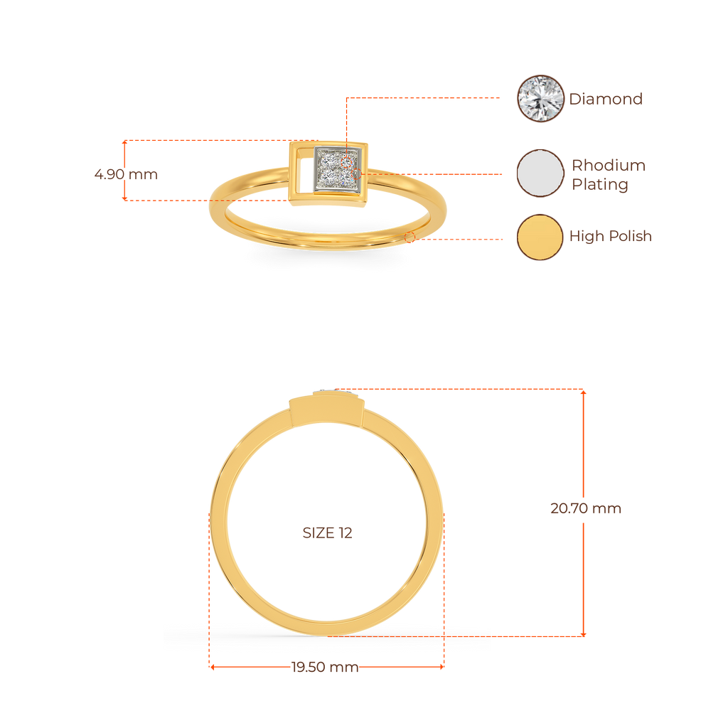 Rhom Com Diamond Rings image