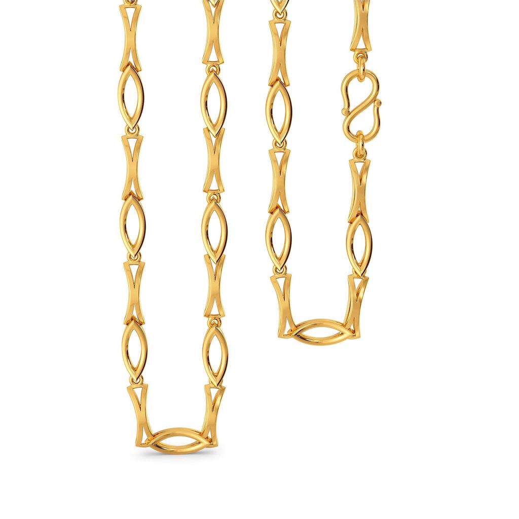 Fractal Finesse Gold Chains