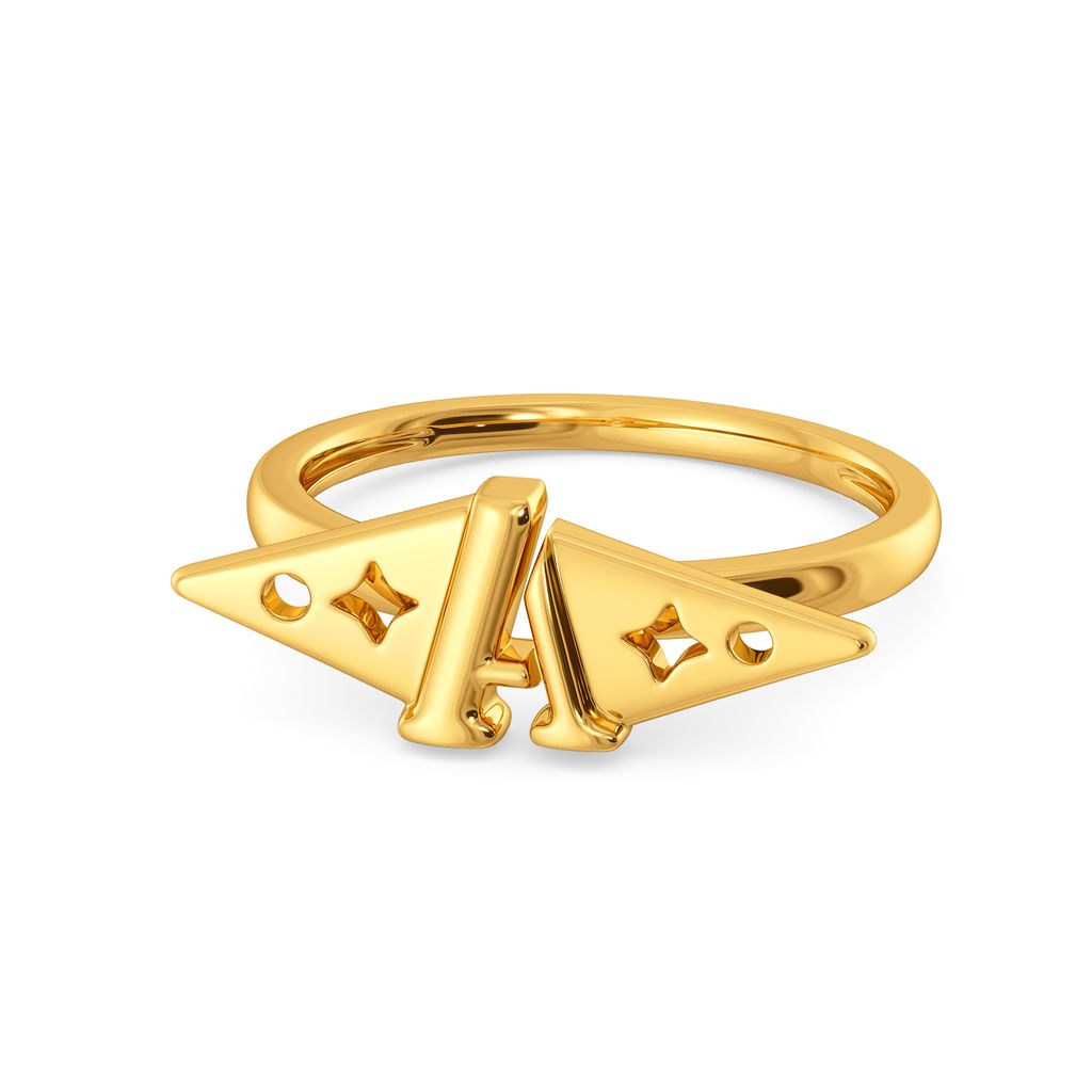 Apple of My Eye Gold Rings alternate view 3