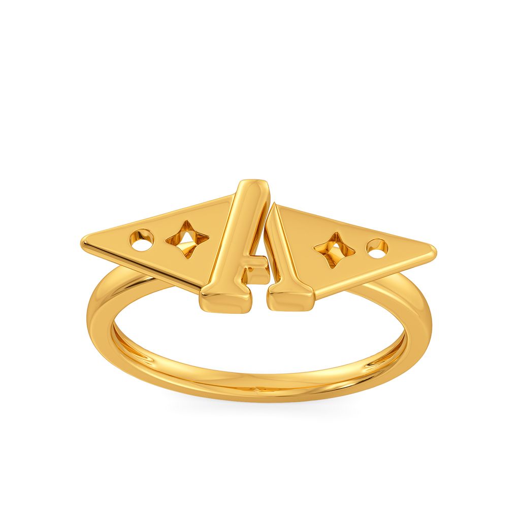 Apple of My Eye Gold Rings alternate view 2