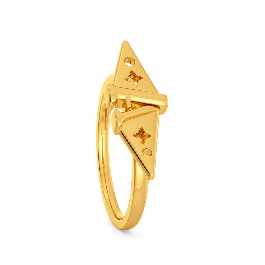 Apple of My Eye Gold Rings image