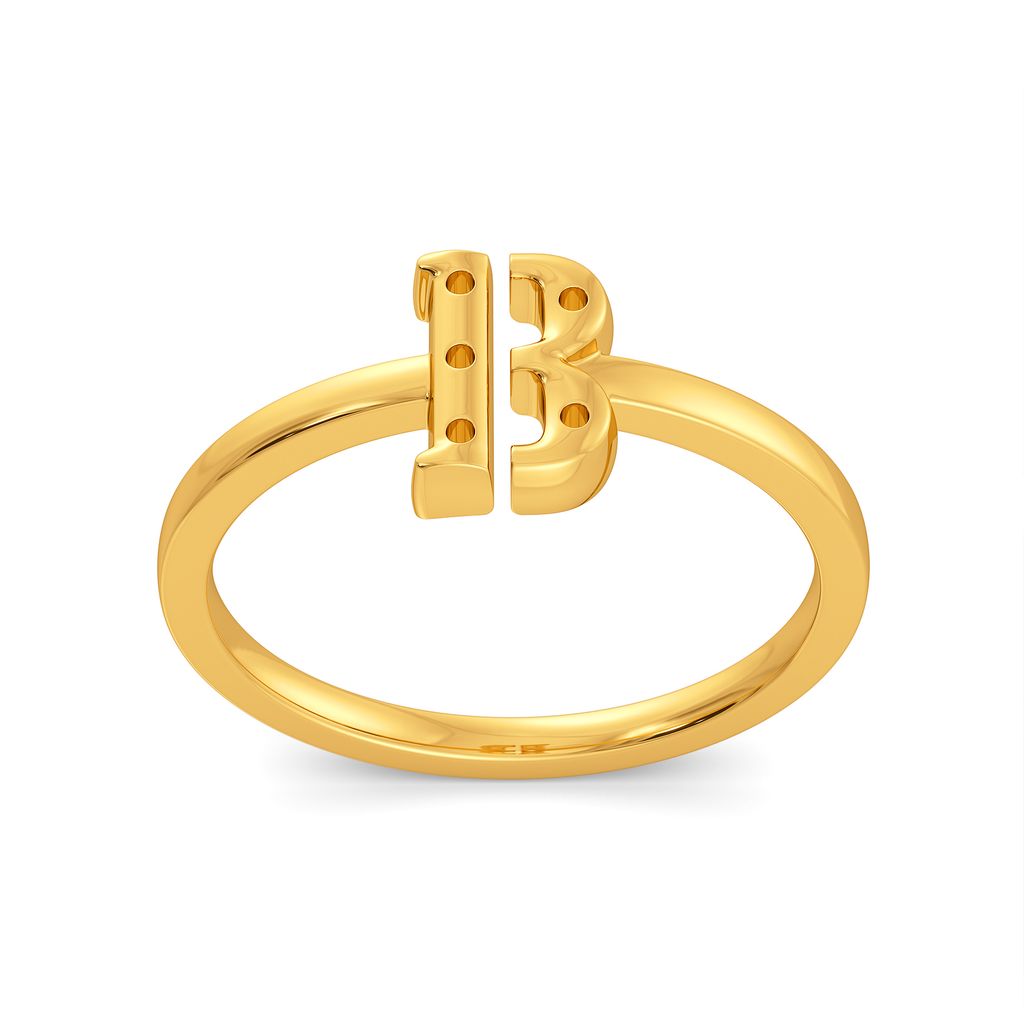 Being Adorable Gold Rings alternate view 2