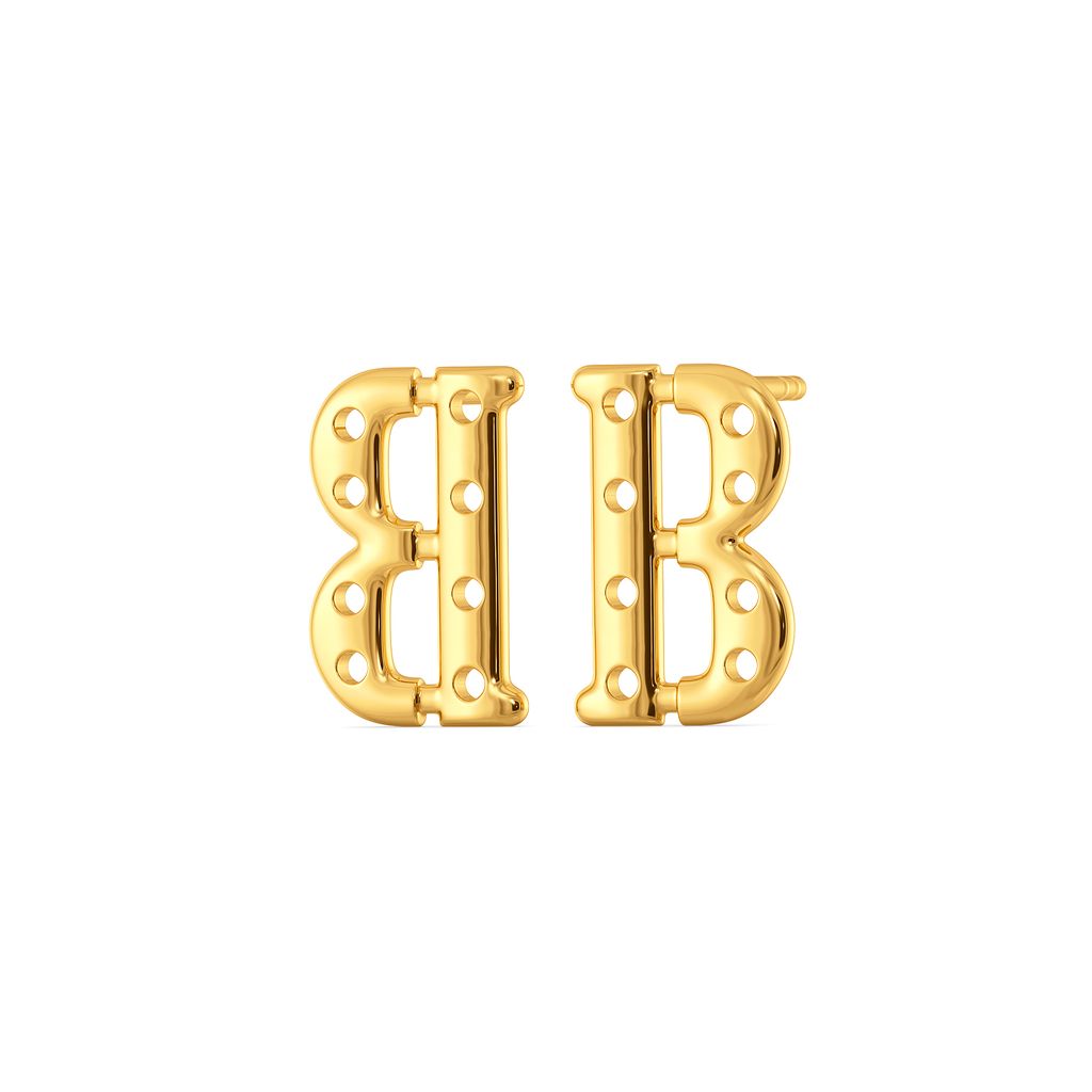 Being Adorable Gold Earrings