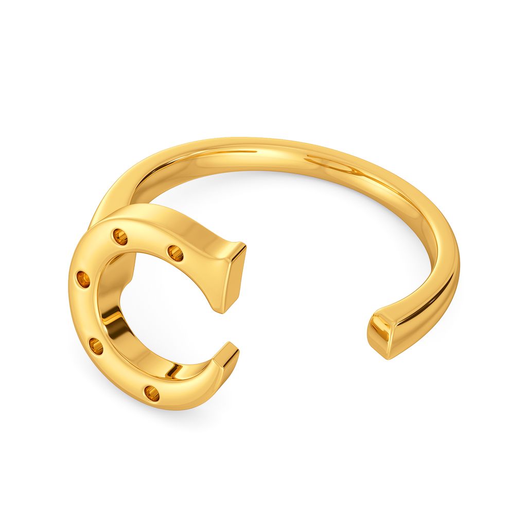 Curious As a Cat Gold Rings image