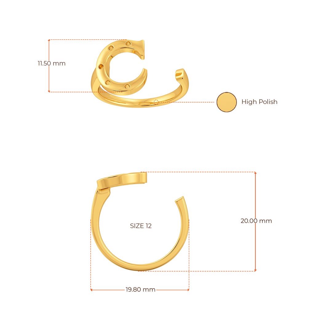 Curious As a Cat Gold Rings image