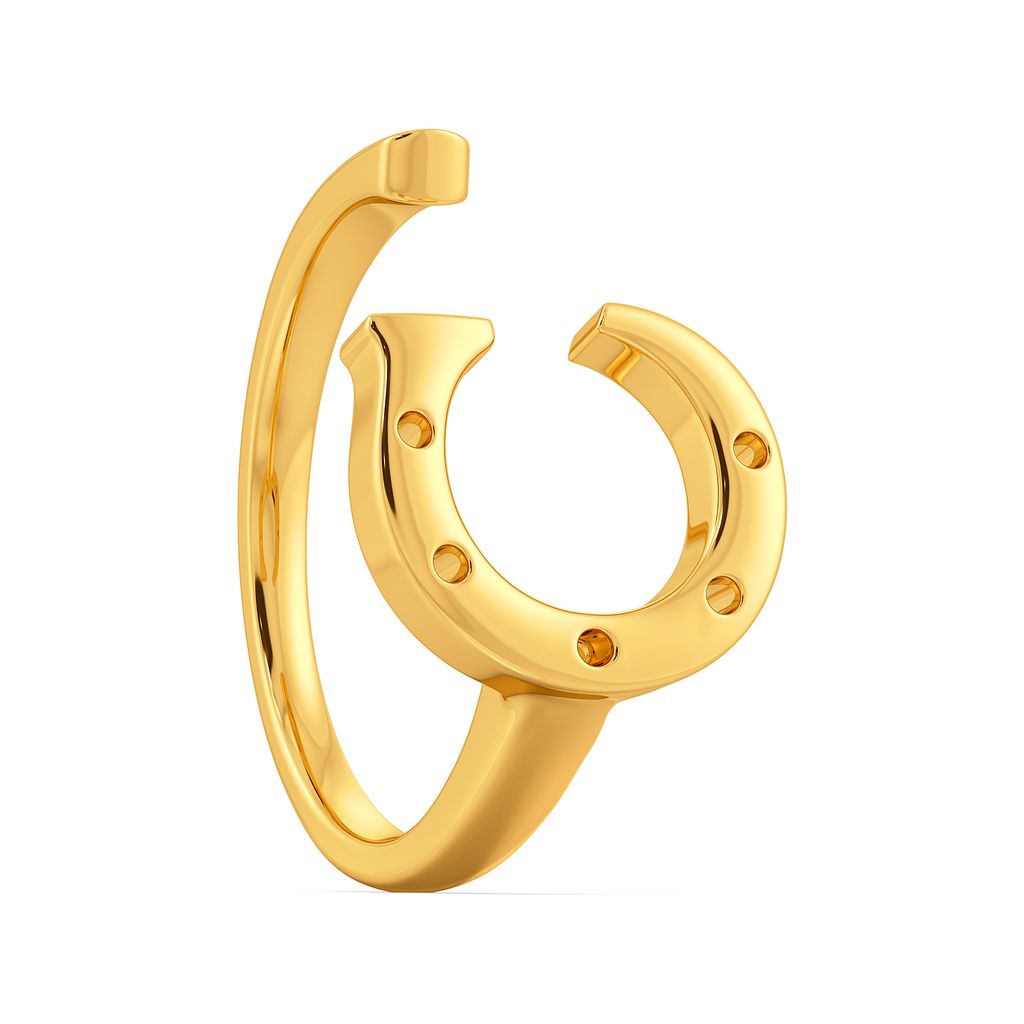 Curious As a Cat Gold Rings image