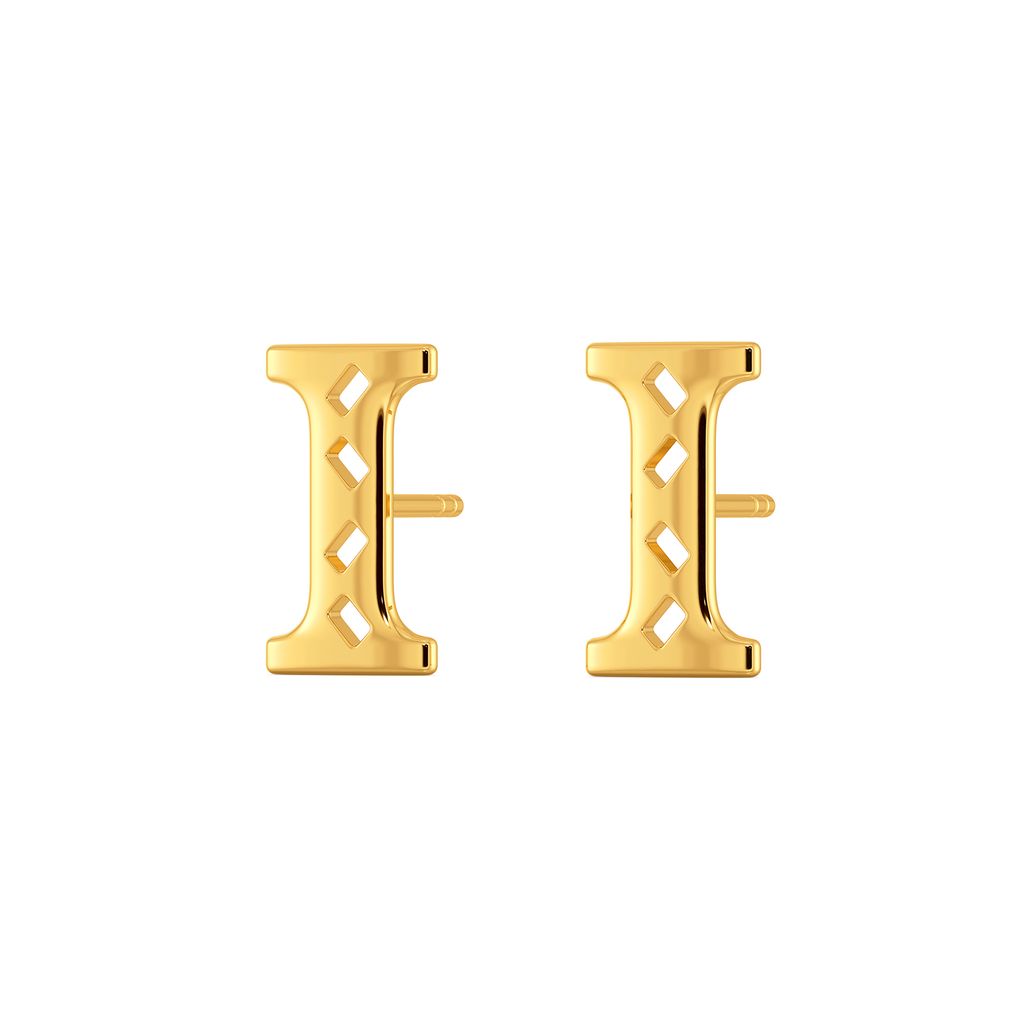 Ice Princess Gold Earrings