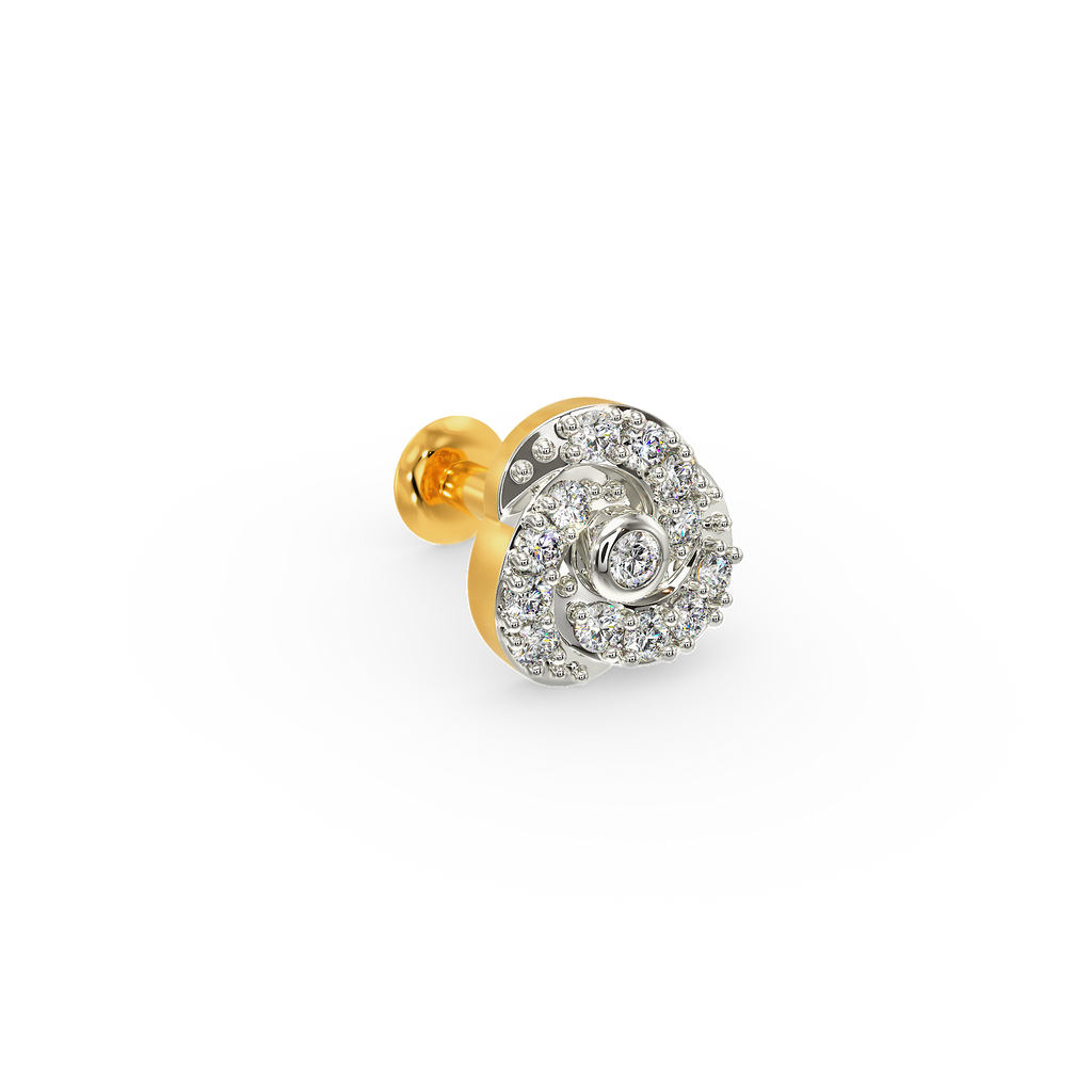 Lil Bit Of Time Diamond Nose Pins