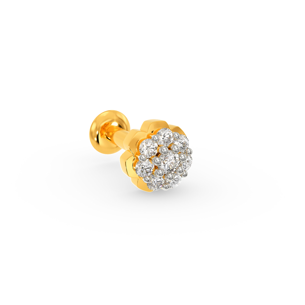A Hundred Universe Diamond Nose Pins