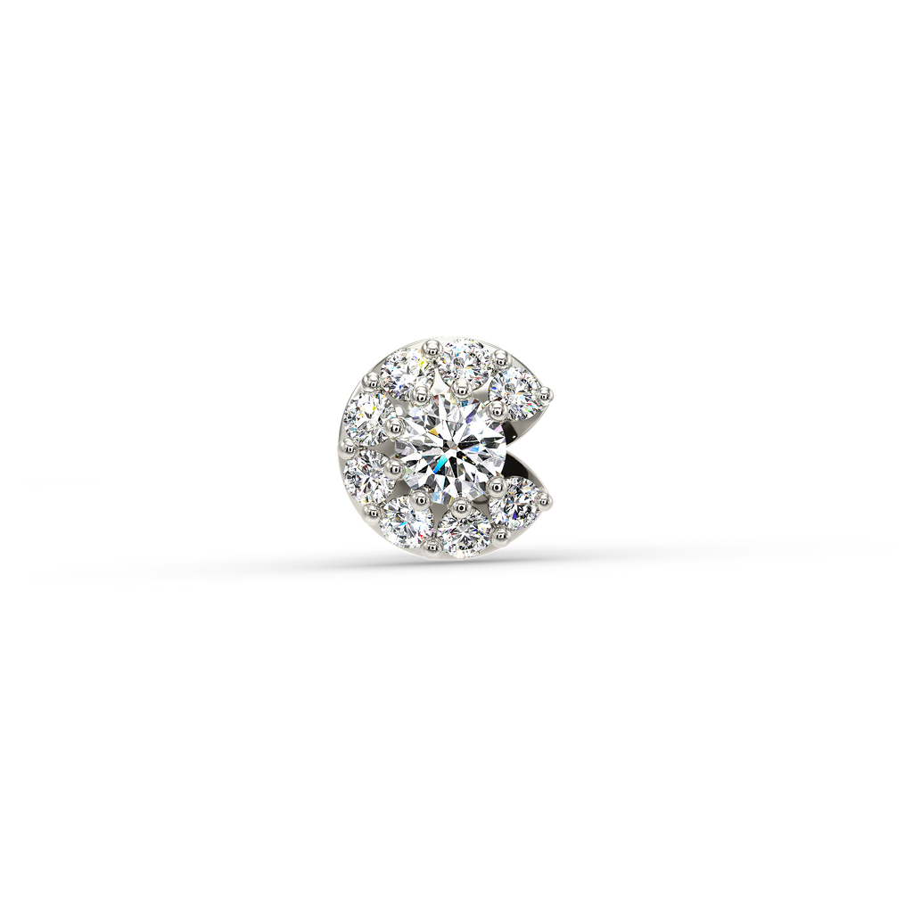 Mandala Wonder Diamond Nose Pins
