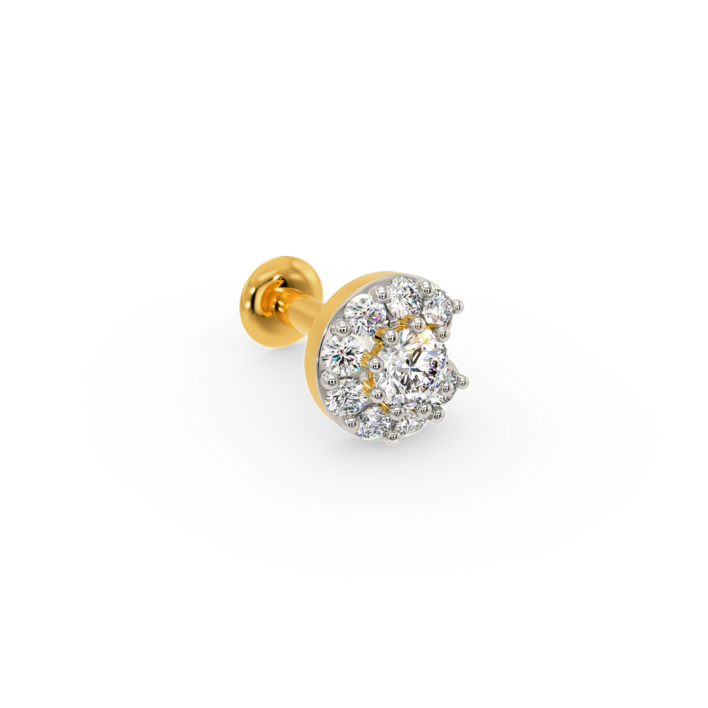 Mandala Wonder Diamond Nose Pins