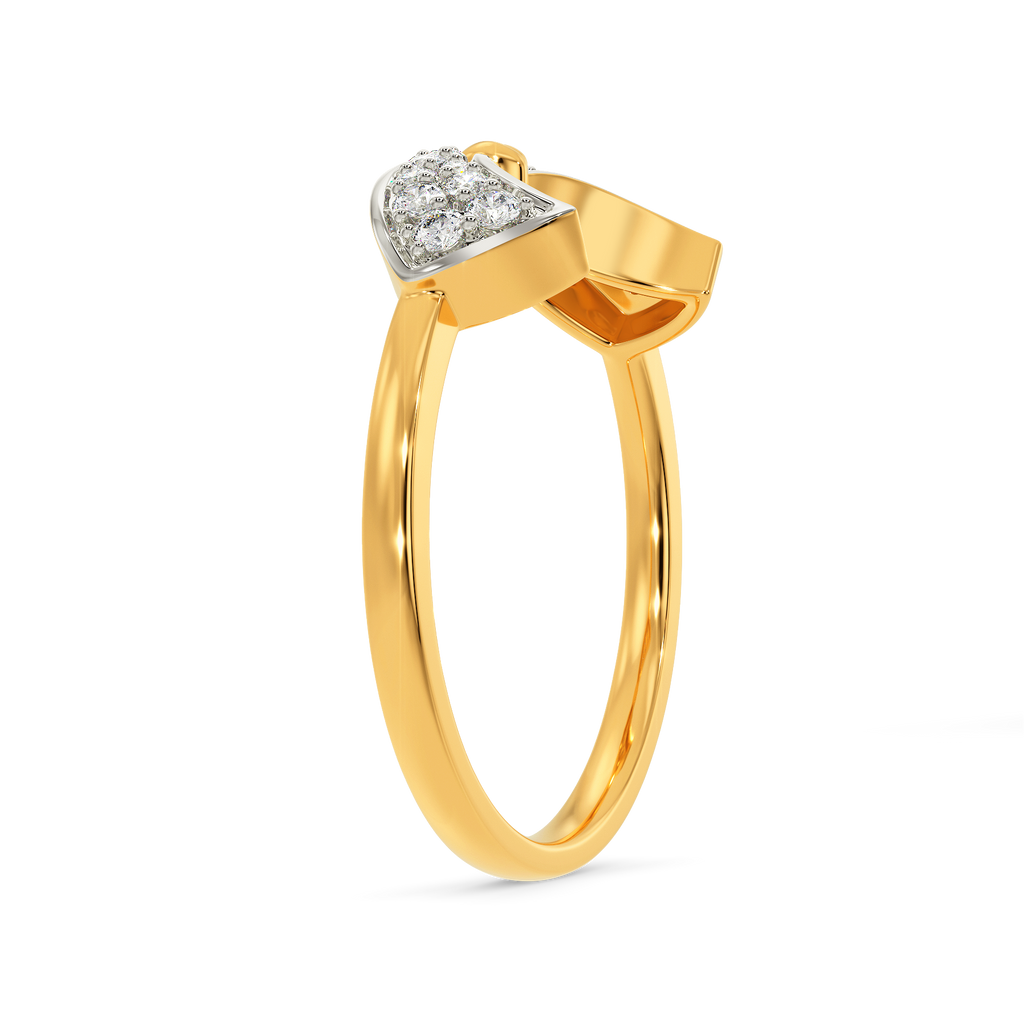 Bow Curves Diamond Rings image