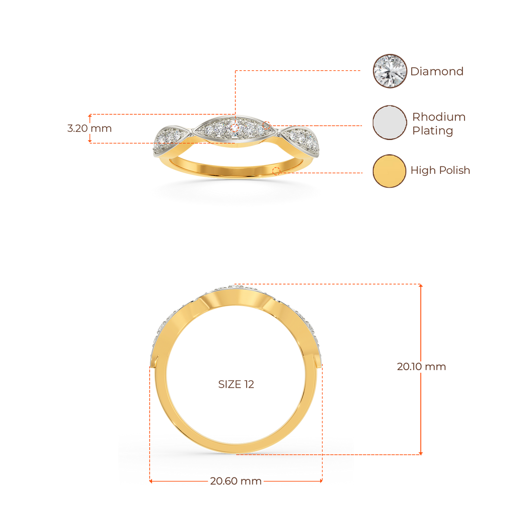 Three Tiered Diamond Rings image