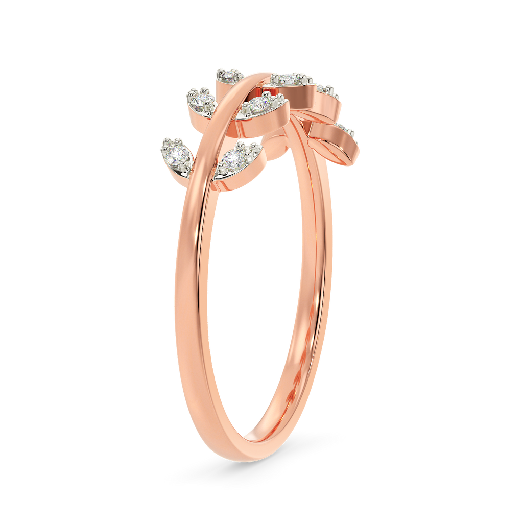 Leaf Feels Diamond Rings image