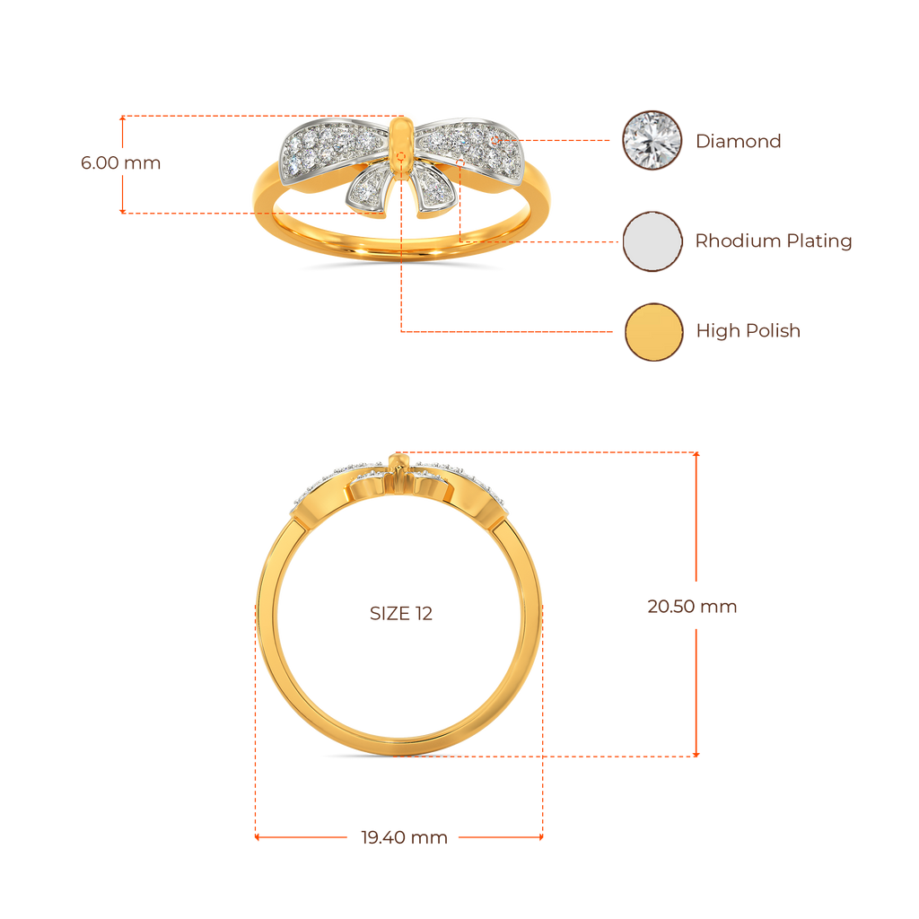 Ribbon of Glamour Diamond Rings image