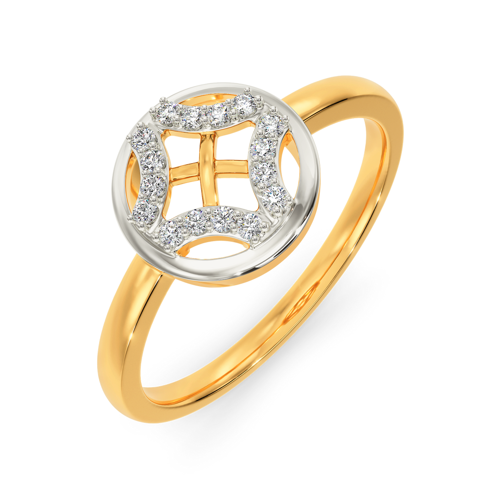 Cross Plated Diamond Rings alternate view 2