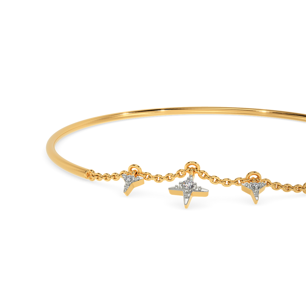 Star Lady Diamond Bangles