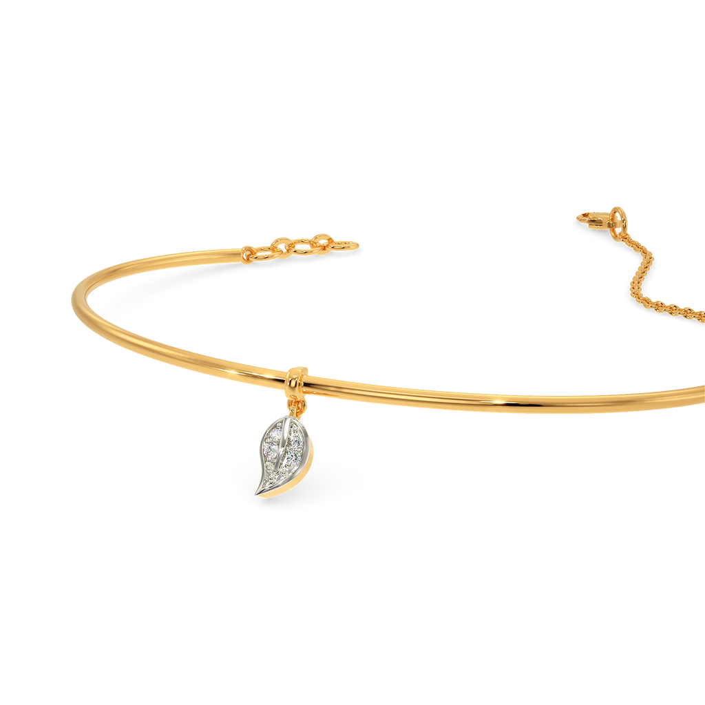 Drop A Leaf Diamond Bangles