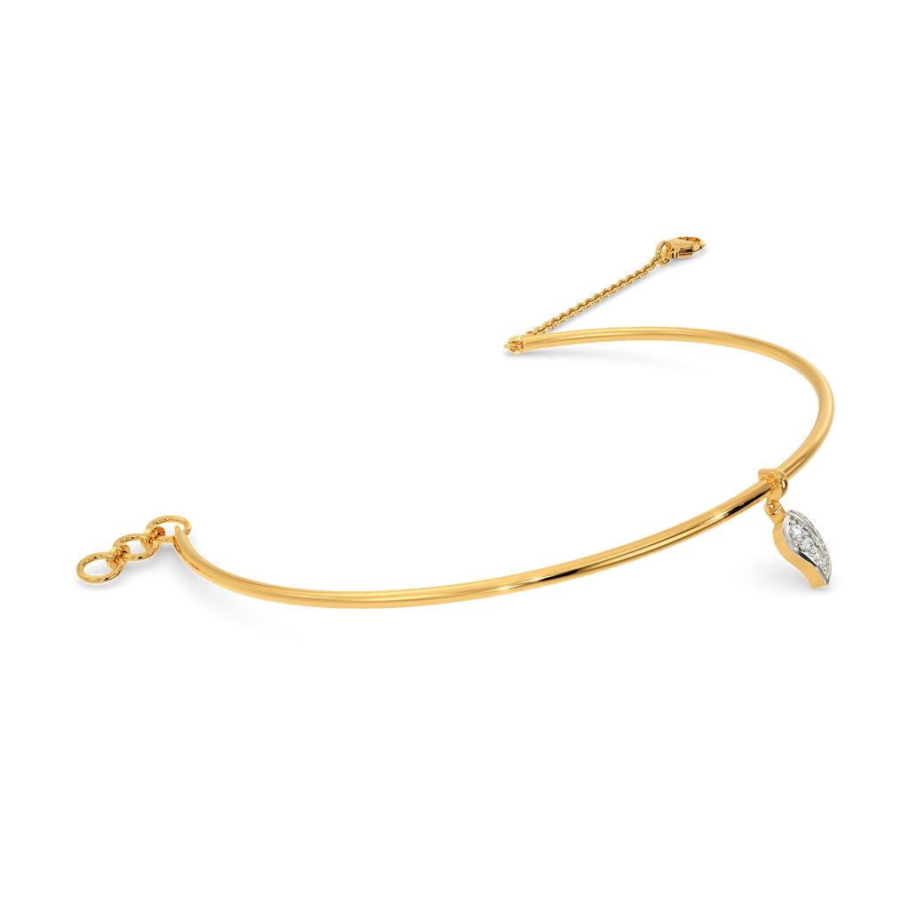 Drop A Leaf Diamond Bangles