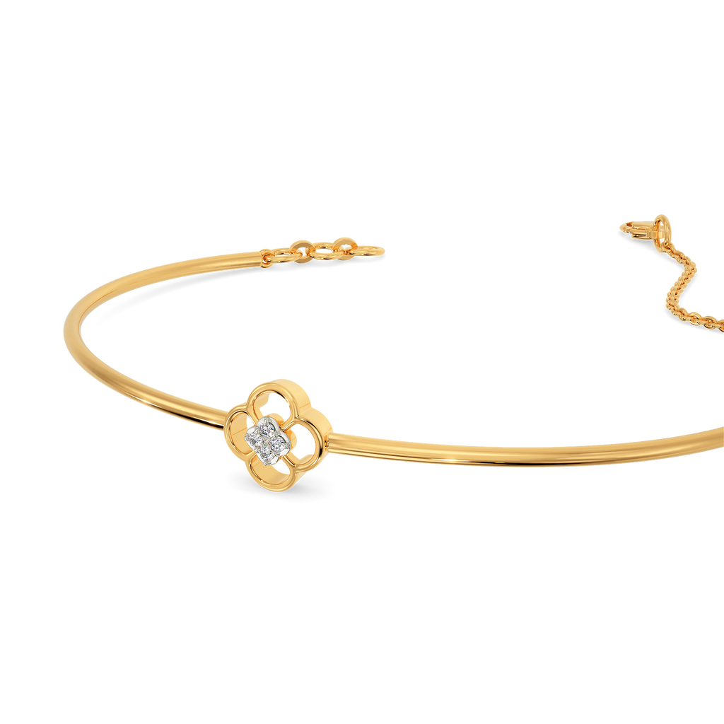 Four More Petals Diamond Bangles