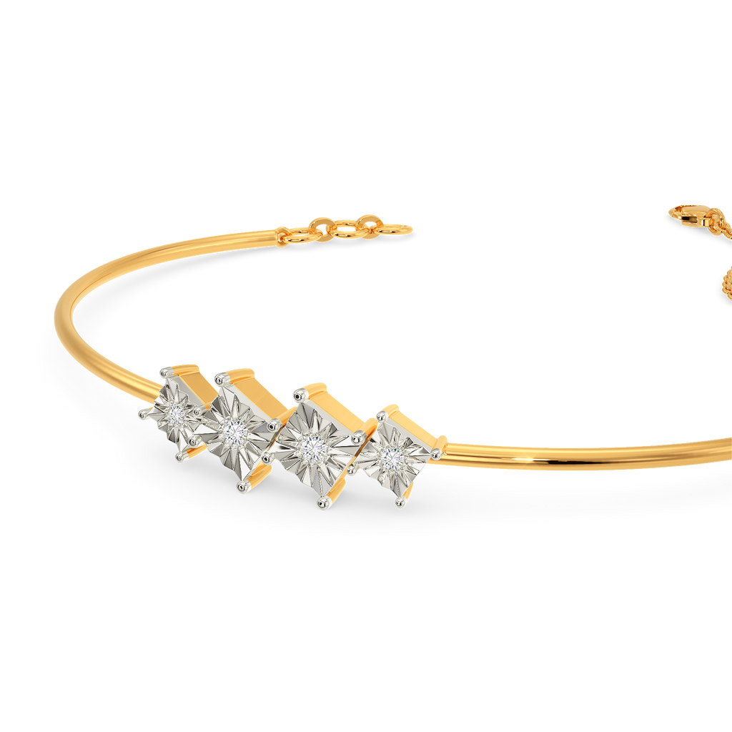 Four Tour Diamond Bangles