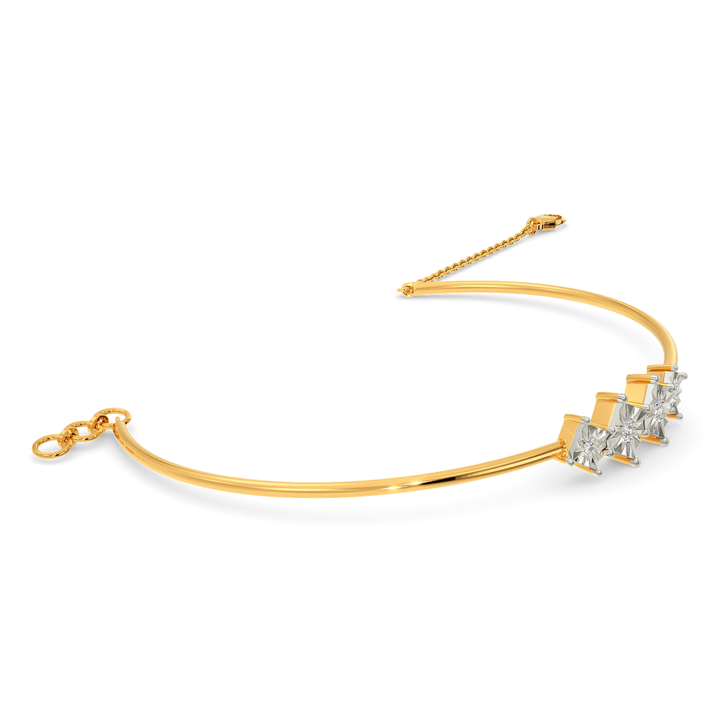 Four Tour Diamond Bangles