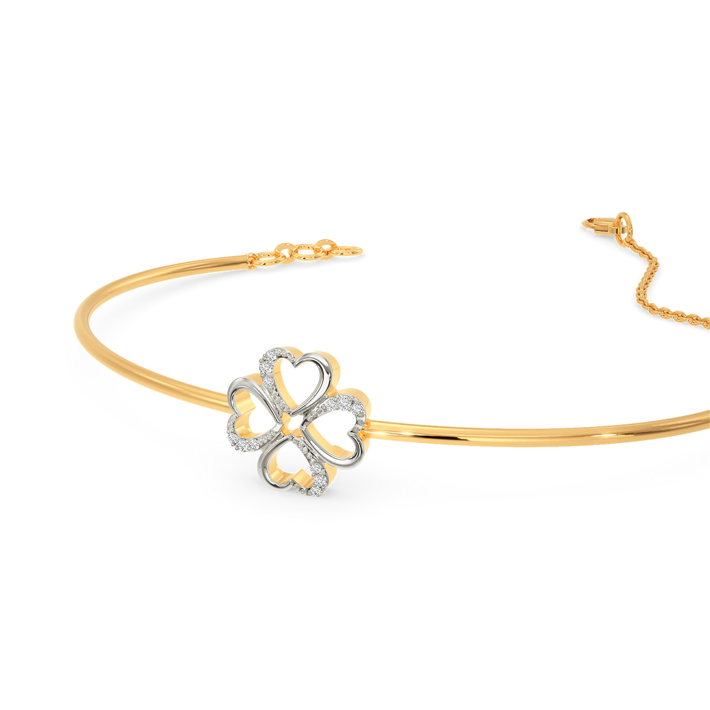 Hearty Bigwig Diamond Bangles