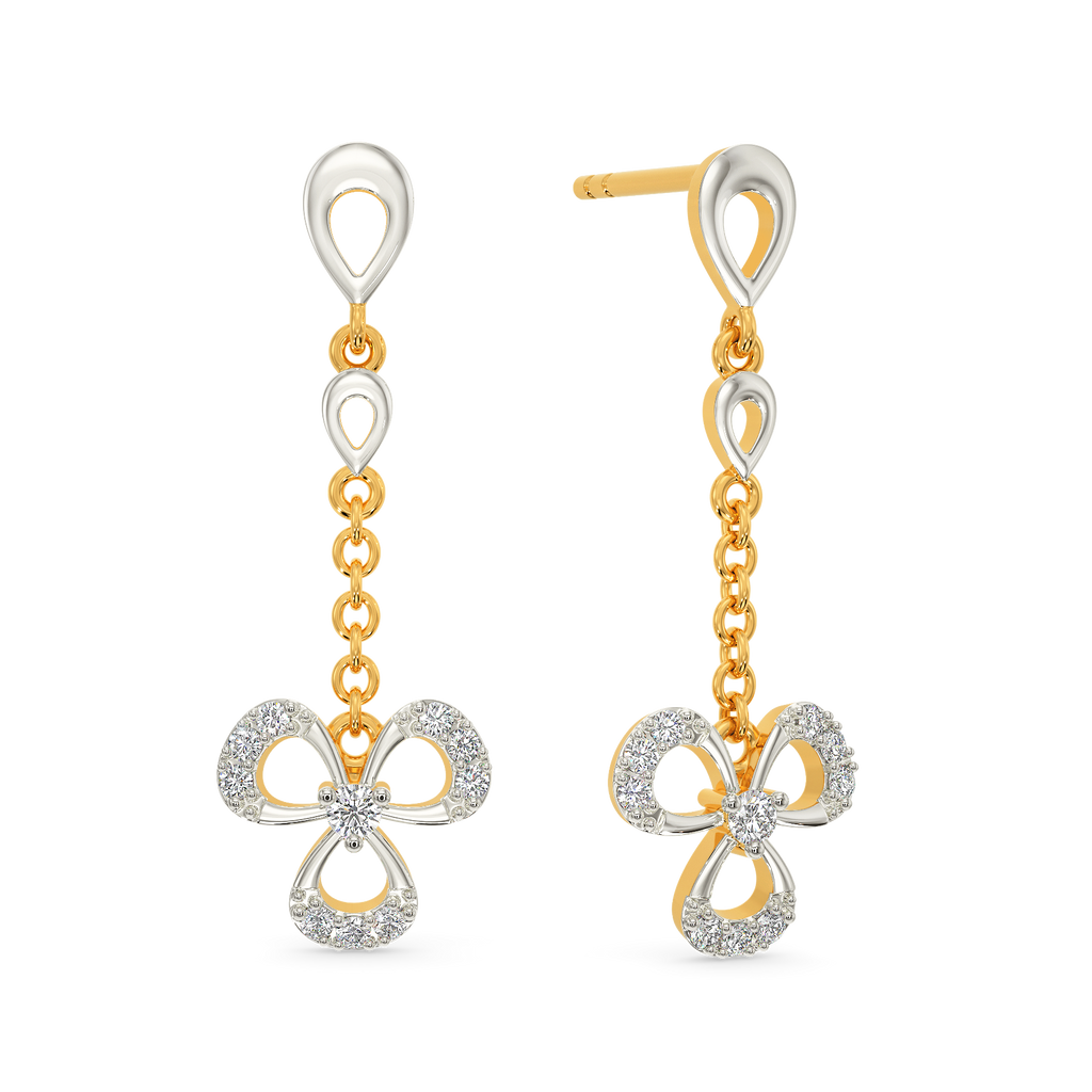Clovely Binded Diamond Earrings