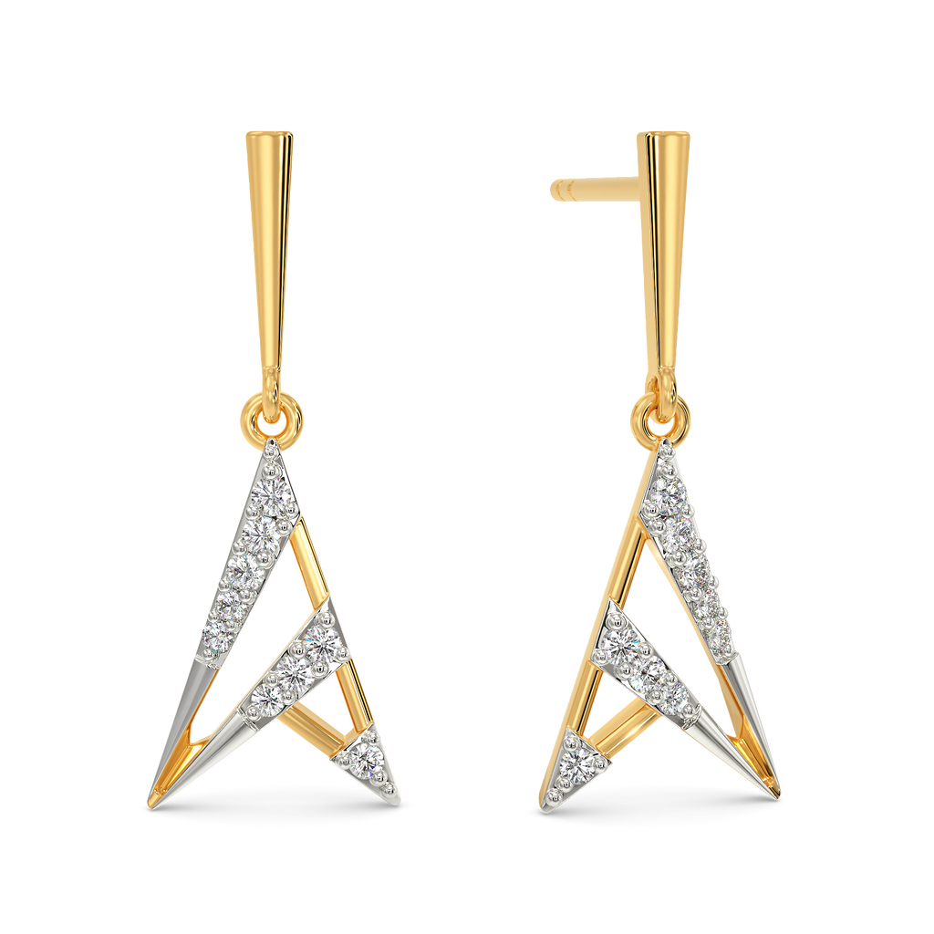Arrow Show Diamond Earrings