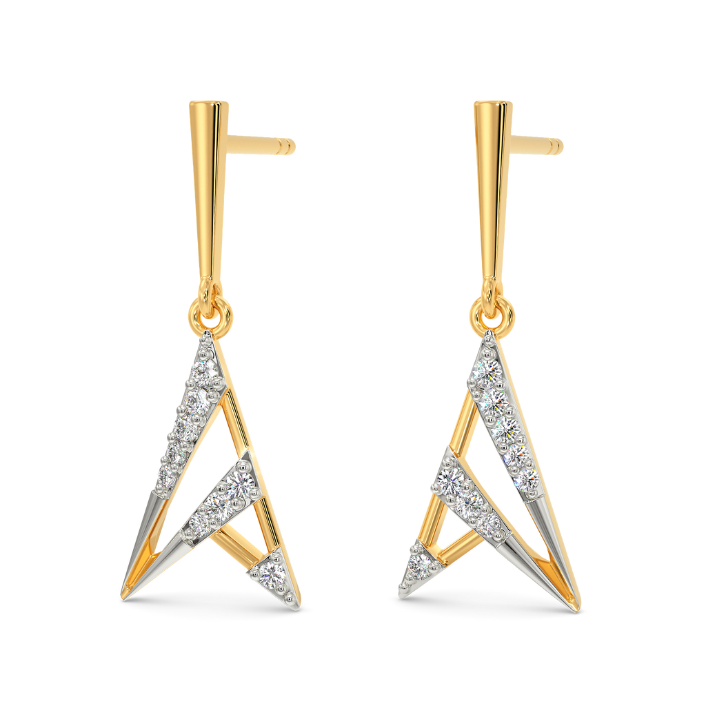 Arrow Show Diamond Earrings