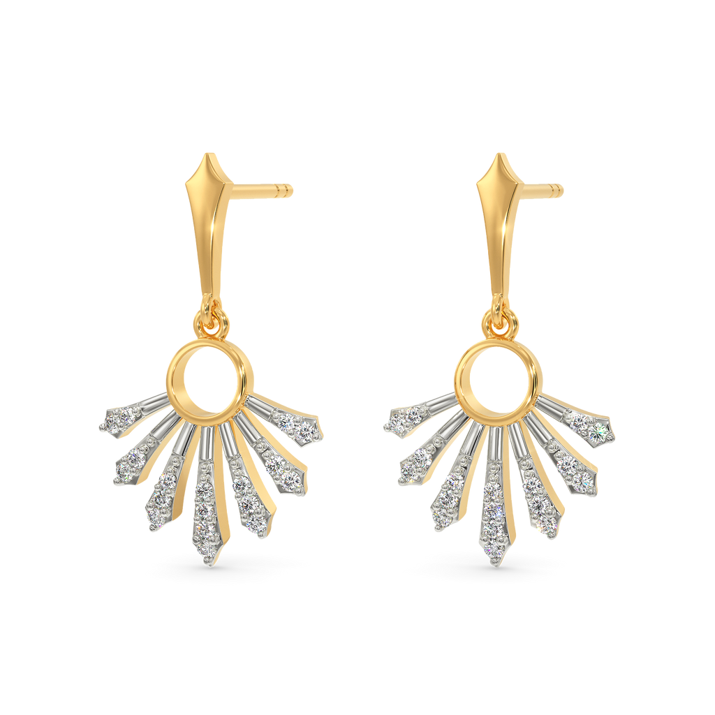 Dropin Shine Diamond Earrings