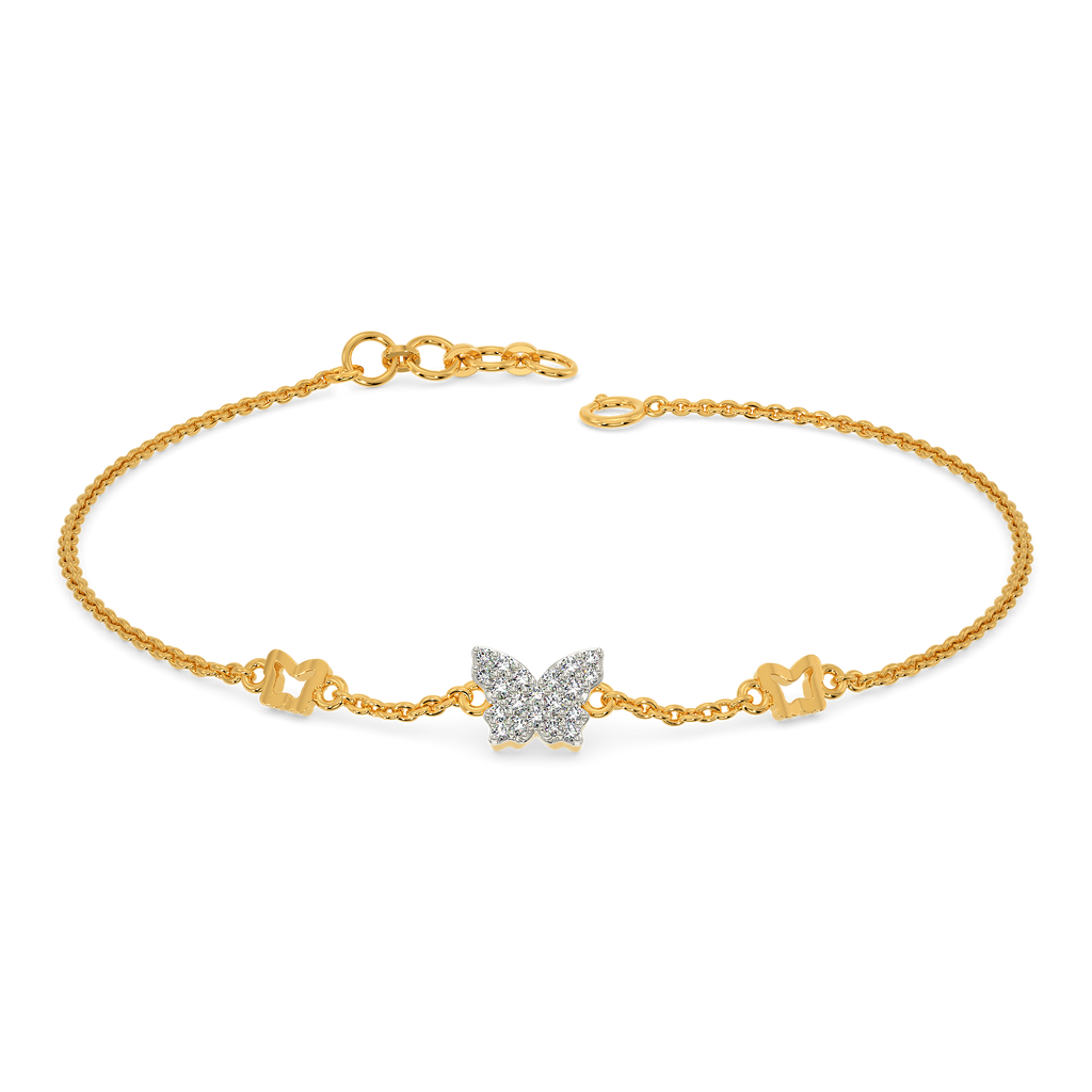 Fly Like A Butterfly Diamond Bracelets