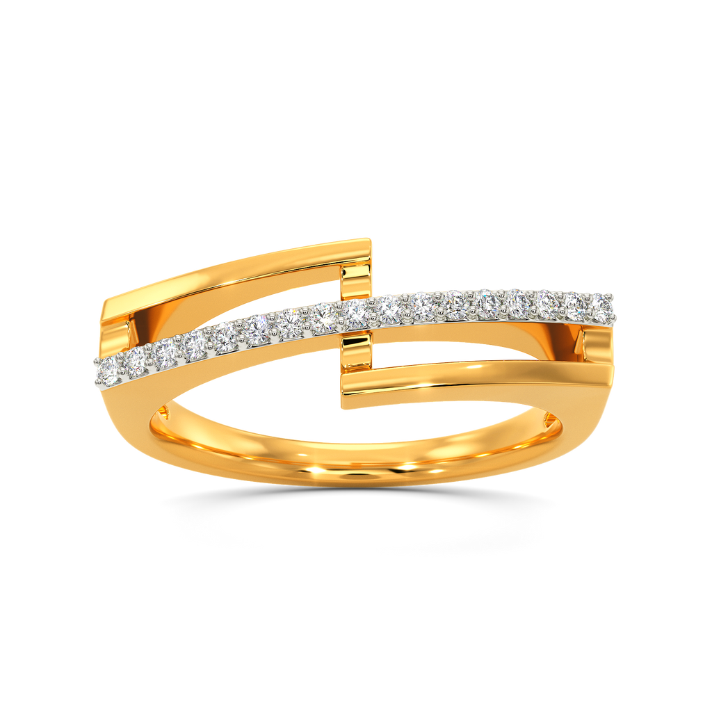 Twisted Tale Diamond Rings alternate view 3