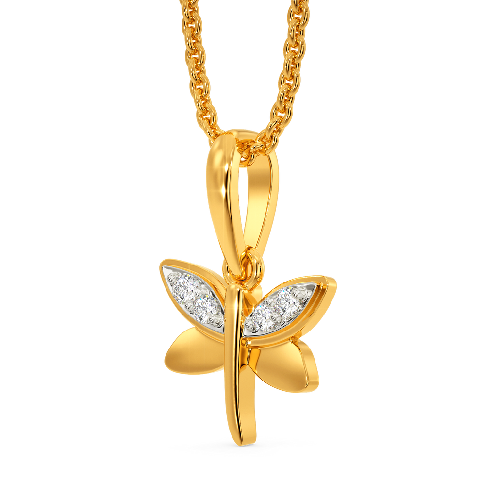 Fluttering Beauty  Diamond Pendants