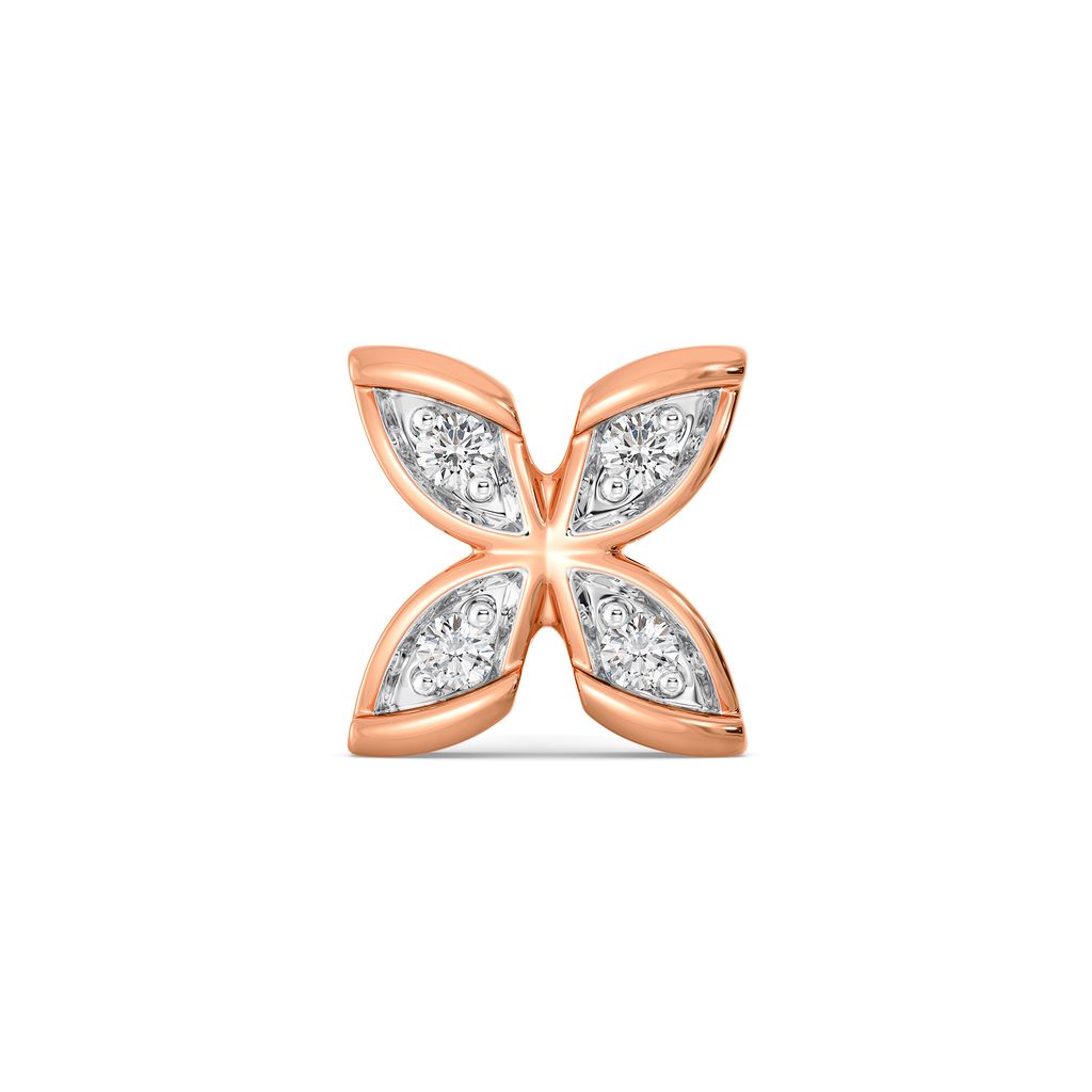 Rose Clover Diamond Nose Pins