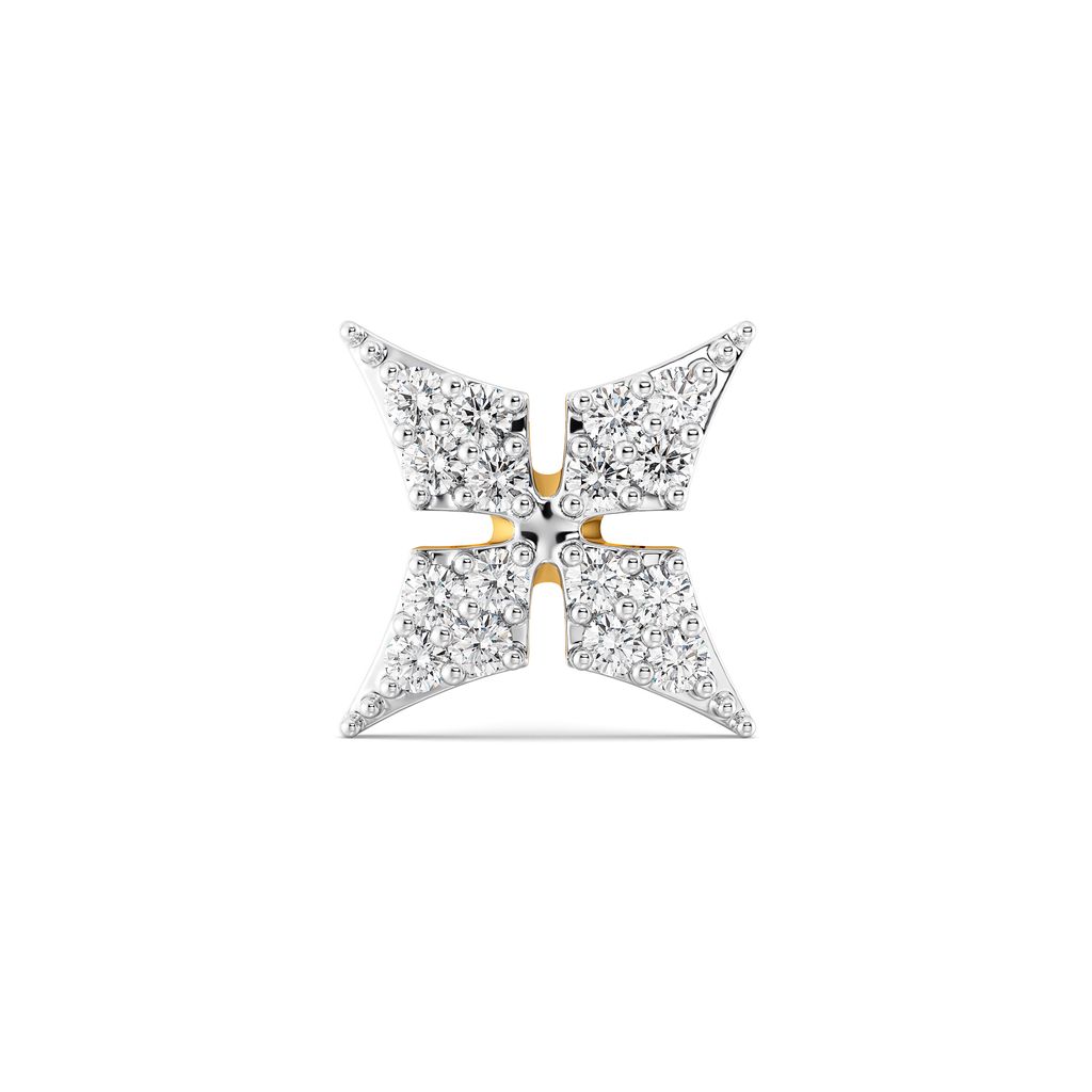 Snowflake Sync Diamond Nose Pins