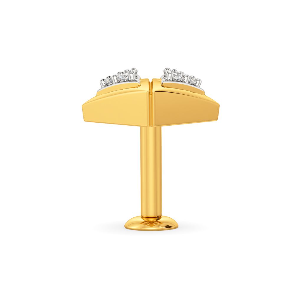 Court the Quote Diamond Nose Pins