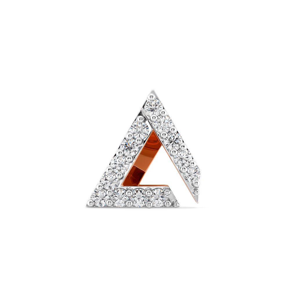 Rose Redirect Diamond Nose Pins