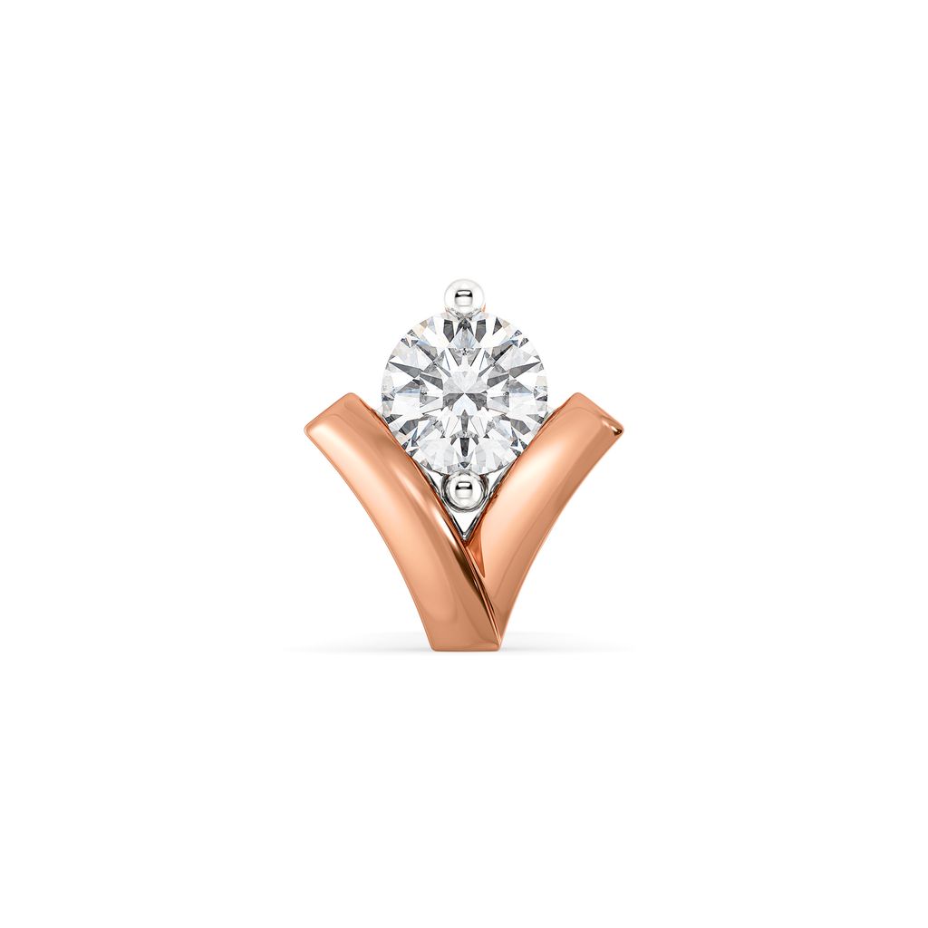 V for Vacay Diamond Nose Pins