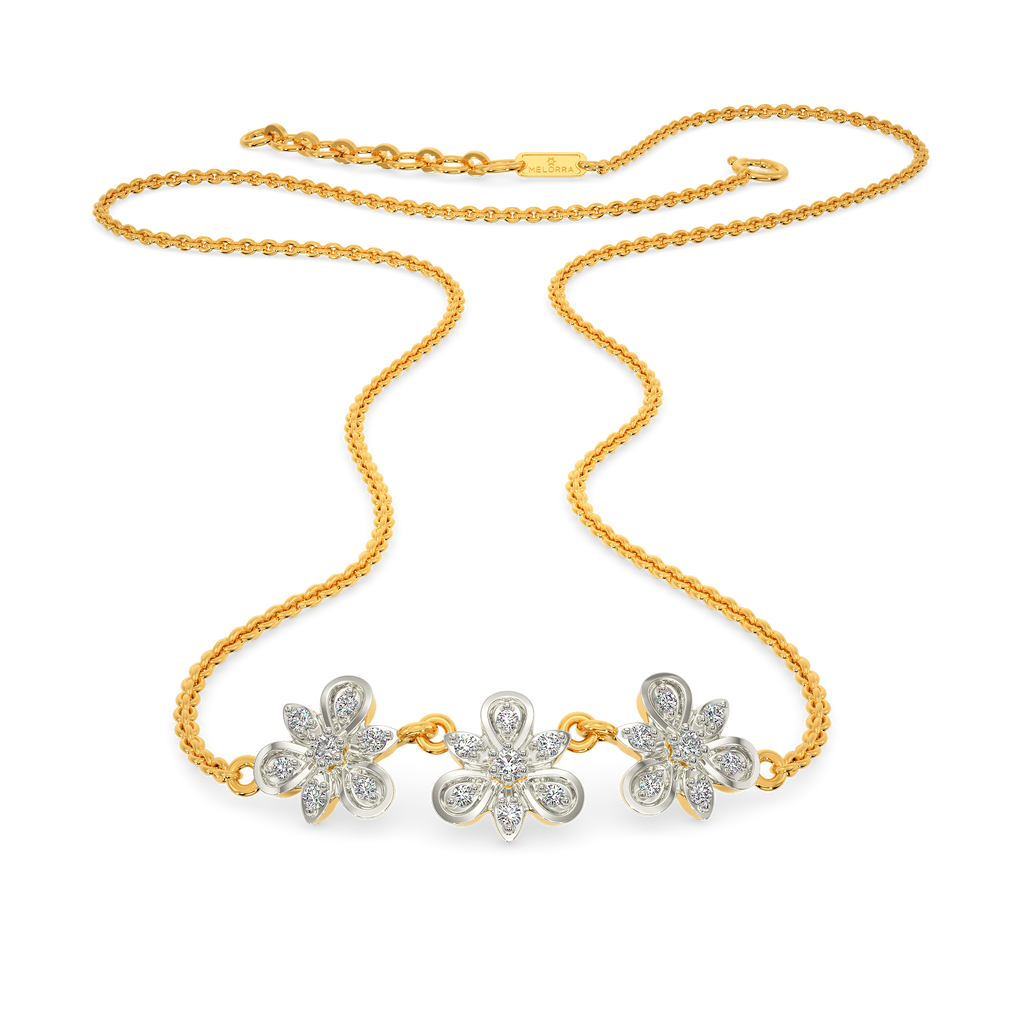 Whispering Petals Diamond Necklaces