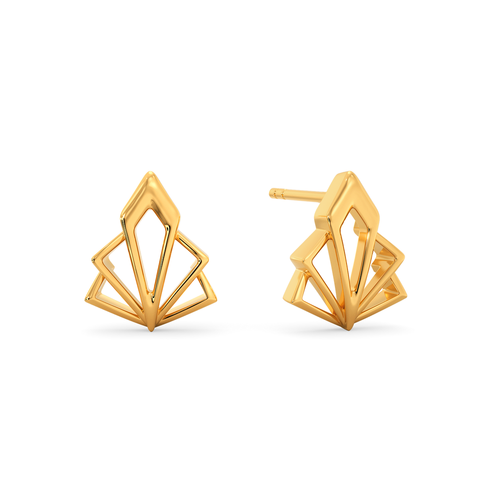 Golden Dreams Gold Earrings
