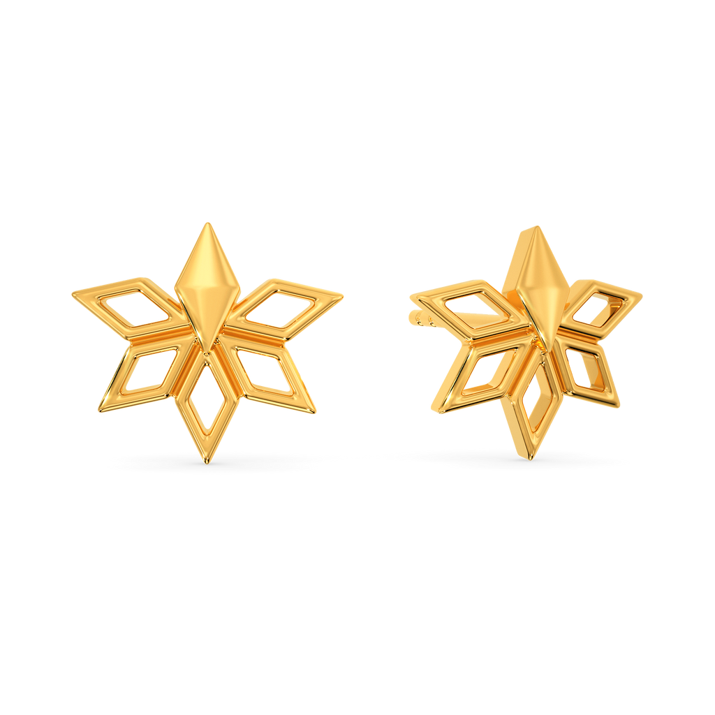 Little Uplift Gold Earrings