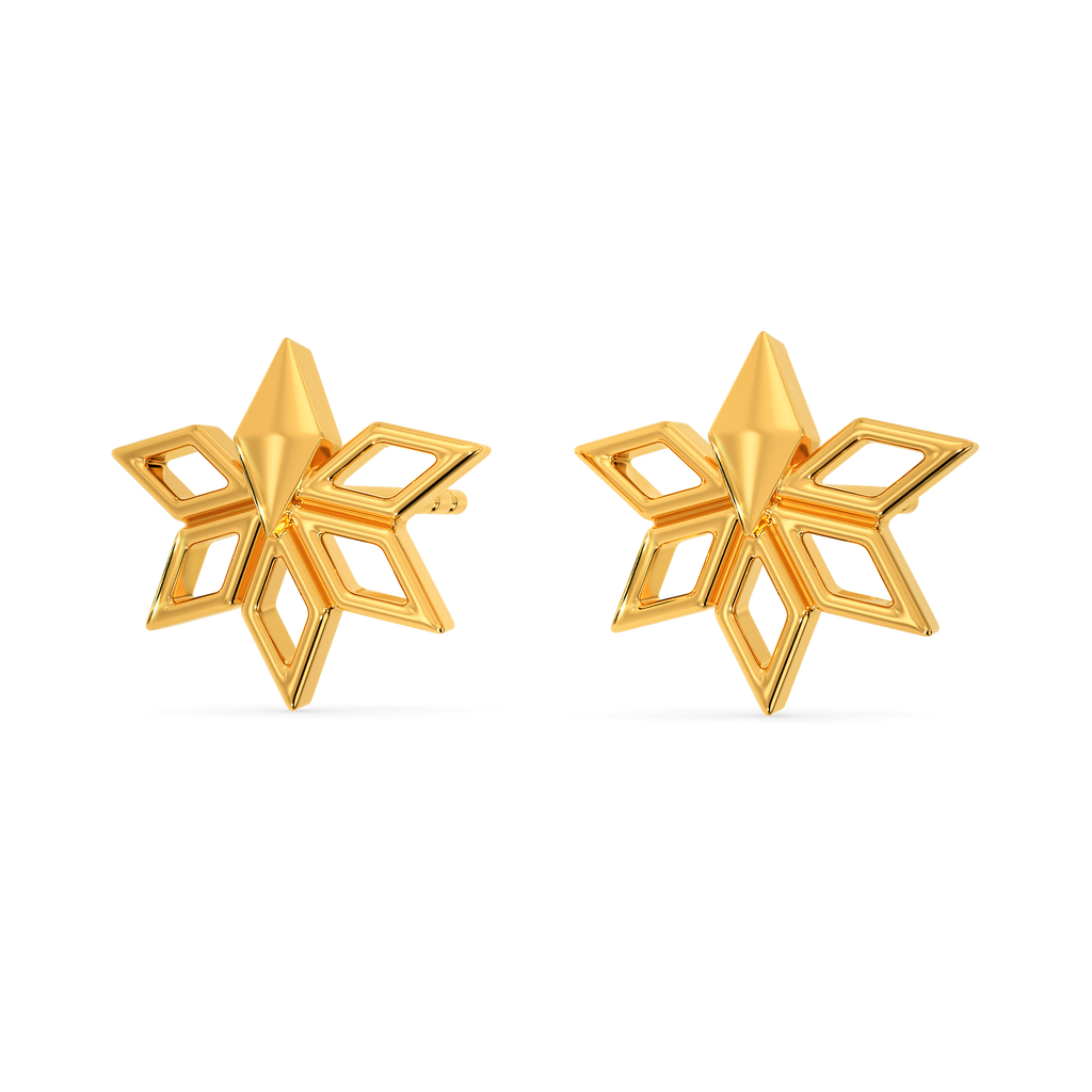 Little Uplift Gold Earrings