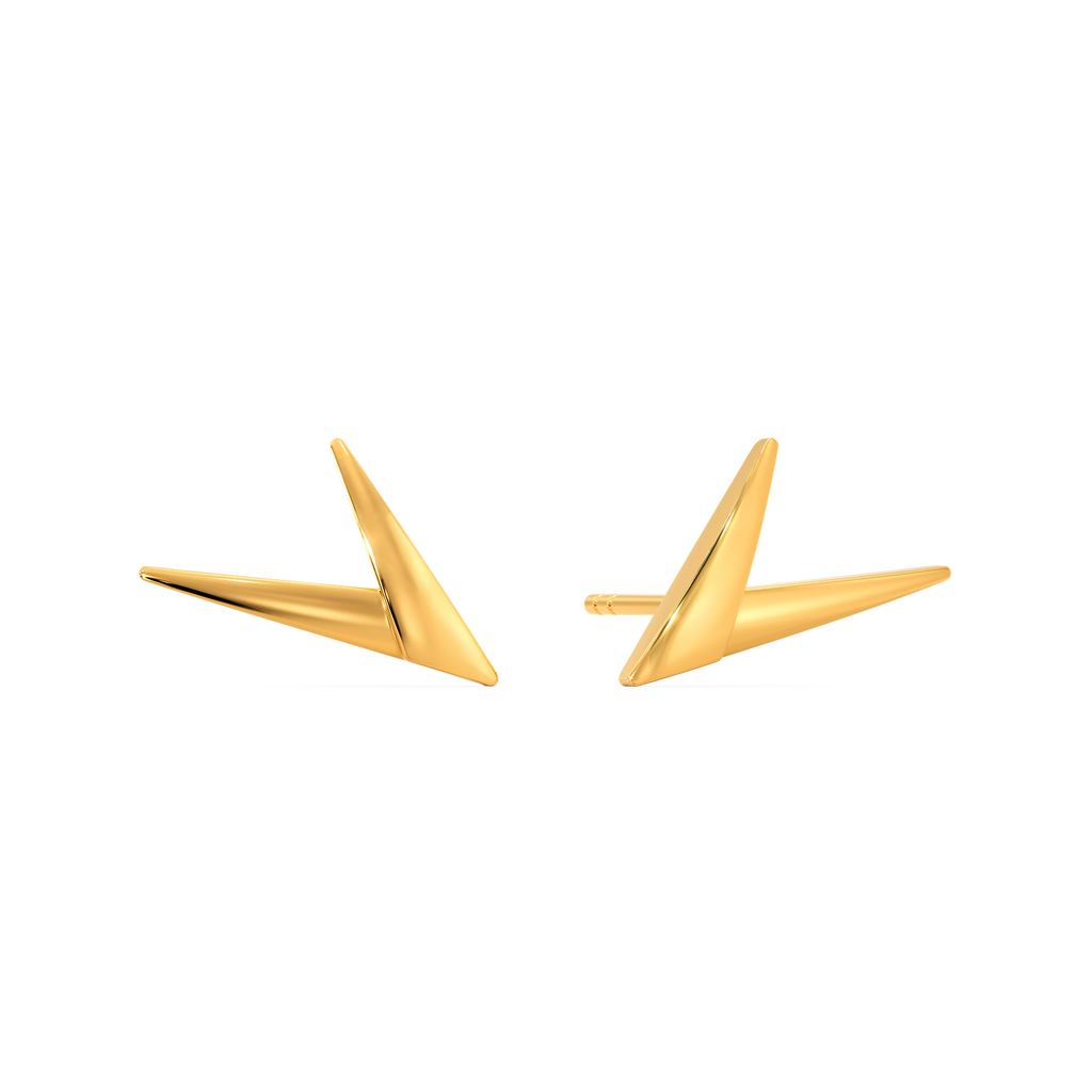 V Perfect Gold Earrings