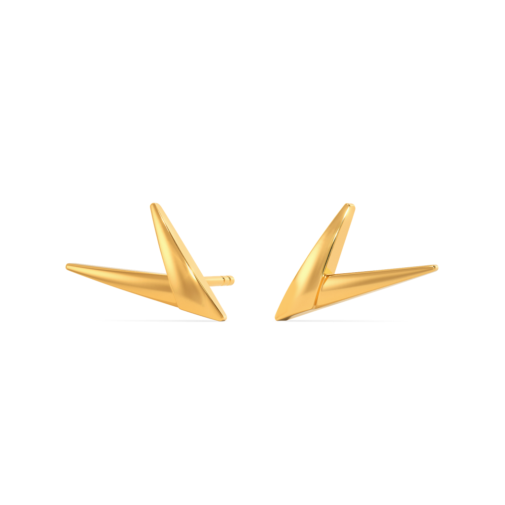 V Perfect Gold Earrings