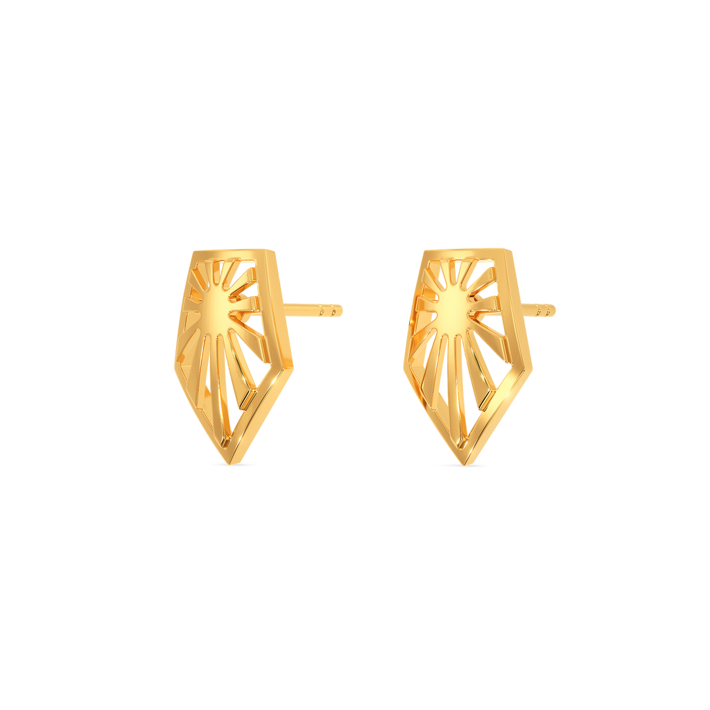 Beyond The Penta Gold Earrings